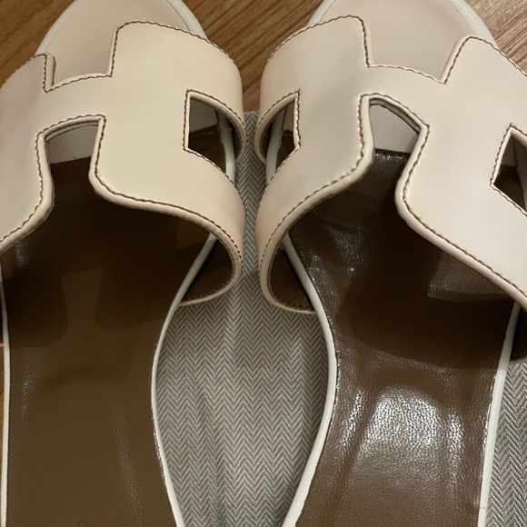 Bundle Women's leather Slide Sandals slippers - Picture 8 of 9